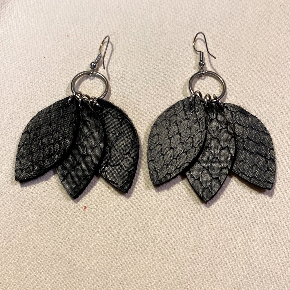 Black earrings